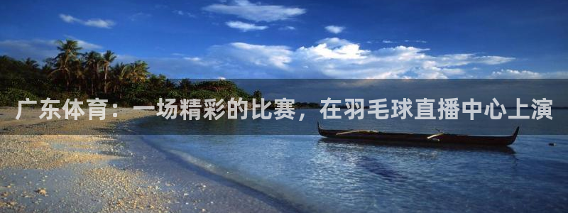 广东体育：一场精彩的比赛，在羽毛球直播中心上演